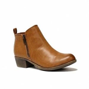 Dunes Dolly Chestnut Ankle Boots